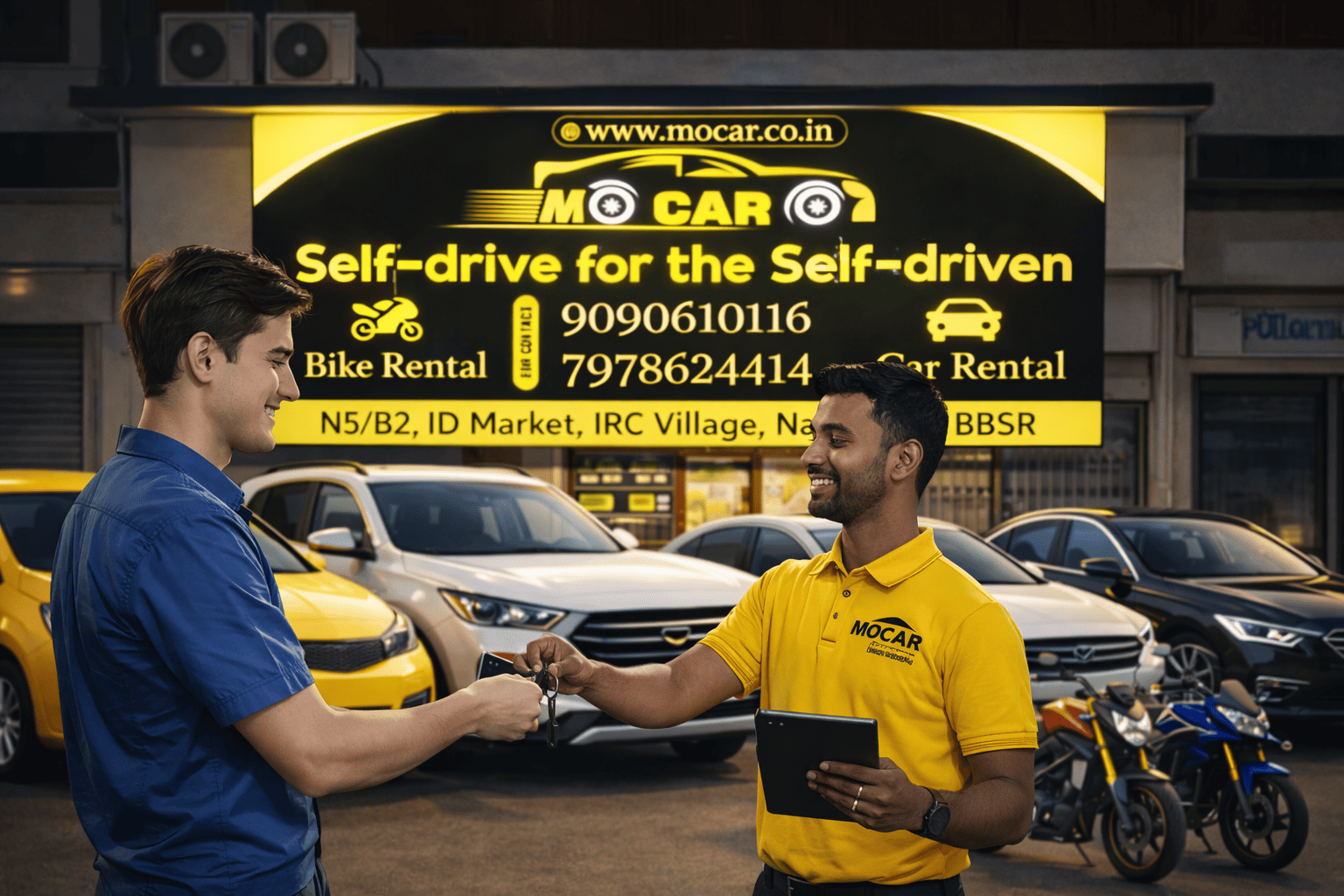 MOCAR - Premium Car and Bike Rental Company in Bhubaneswar